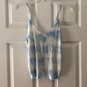 American Eagle Blue Tie Dye Soft & Sexy Tank